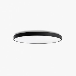 Faro DOMIO superficie negro Ø800 78W prismático 3000K CRI80