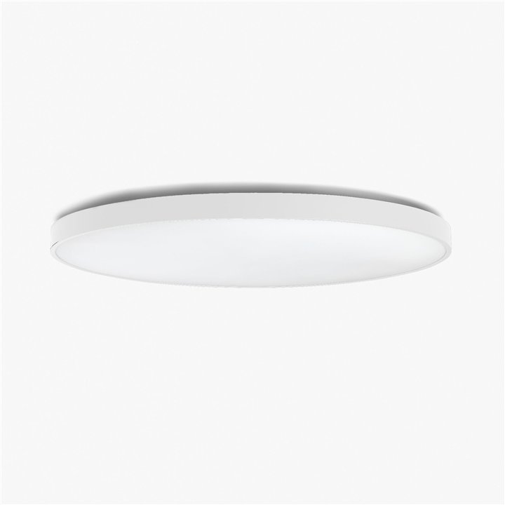 Faro DOMIO superficie blanco Ø1000 95W prismático 3000K CRI80