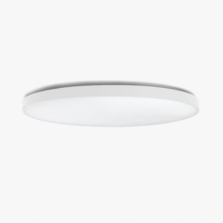 Faro DOMIO superficie blanco Ø1000 95W prismático 3000K CRI80
