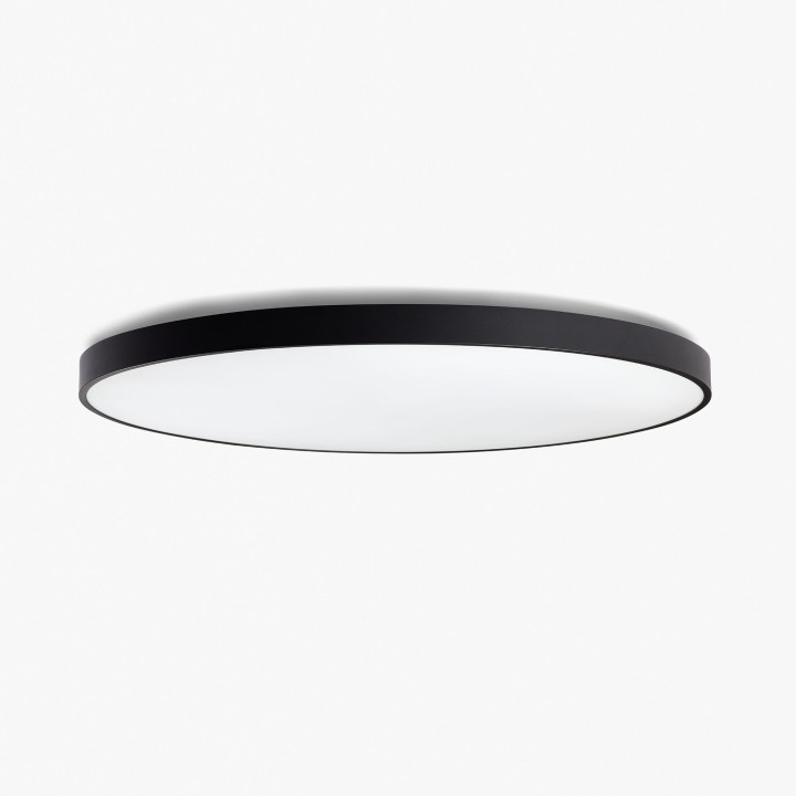 Faro DOMIO superficie negro Ø1000 95W opal 4000K CRI80