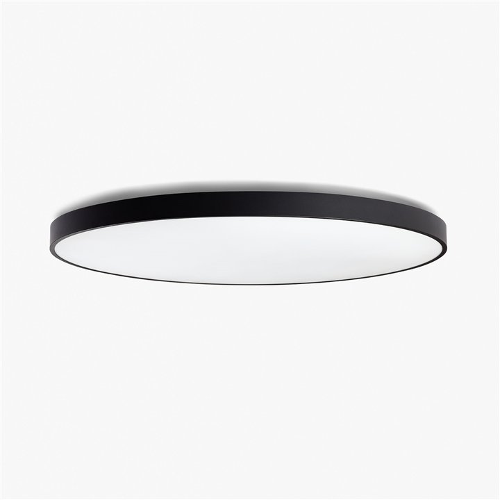 Faro DOMIO superficie negro Ø1000 95W opal 4000K CRI80