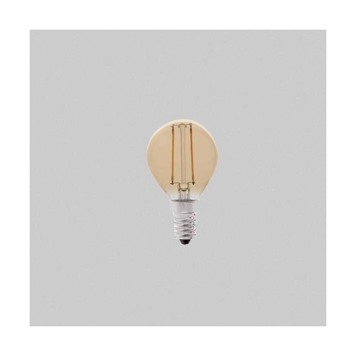 Bombillas LED Faro G45 E14 LED 2W FILAMENTO AMBAR 2200K
