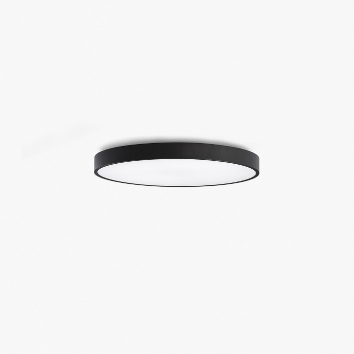 Faro DOMIO superficie negro TW 33W Ø600 opal casambi