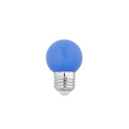 Bombillas LED Faro G45 LED E27 1W AZUL