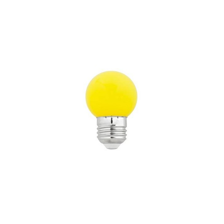 Bombillas LED Faro G45 LED E27 1W AMARILLA