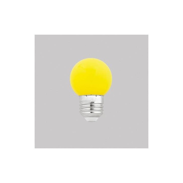 Bombillas LED Faro G45 LED E27 1W AMARILLA