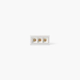 Faro TROOP empotrable 3x2W blanco-blanco 48° 2700K CRI90