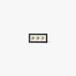 Faro TROOP empotrable 3x2W negro-blanco 15° 4000K CRI90