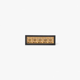 Faro TROOP empotrable 5x2W negro-oro 48° 4000K CRI90
