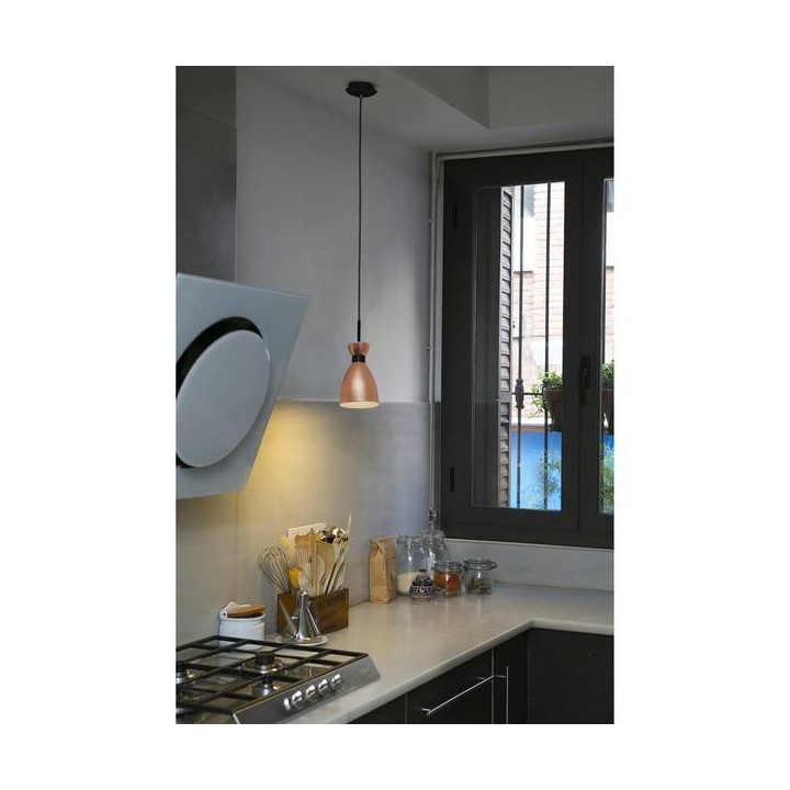 Lámparas Colgantes Faro RETRO COLGANTE COBRE 1xE14 20W