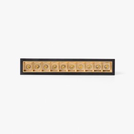 Faro TROOP empotrable 10x2W negro-oro 15° 4000K CRI90