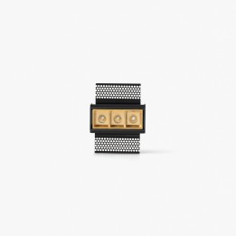 Faro TROOP empotrable 3x2W oro 36° trimless 2700K CRI90
