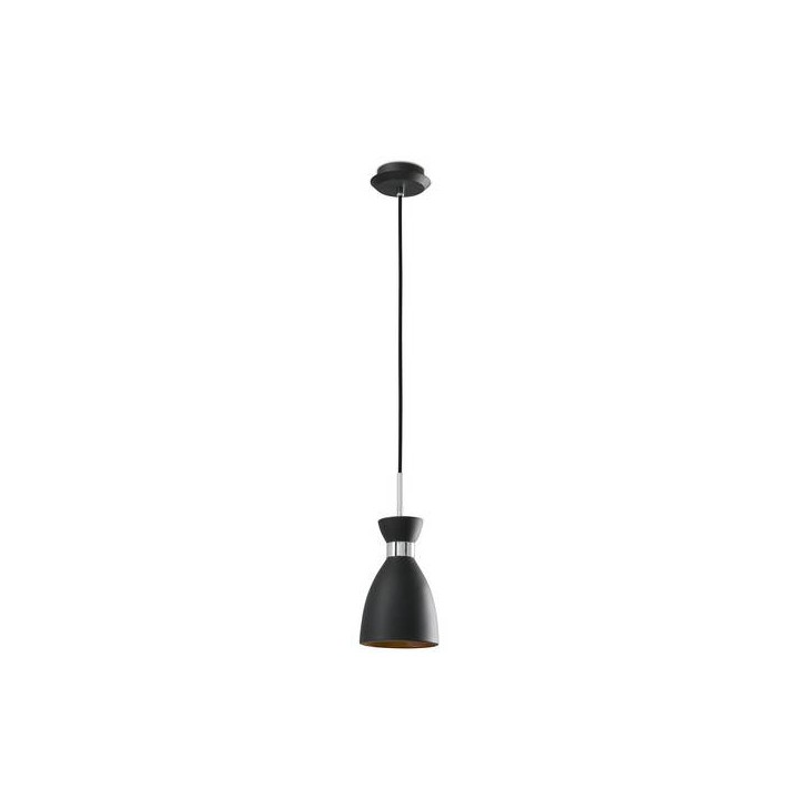 Lámparas Colgantes Faro RETRO COLGANTE NEGRO/ORO 1xE14 20W