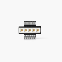Faro TROOP empotrable 5x2W blanco 36° trimless 3000K CRI90