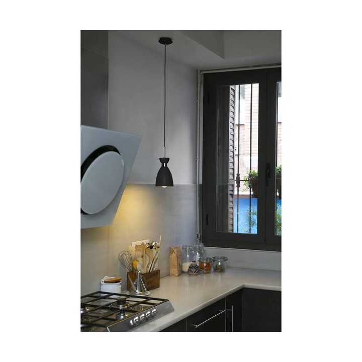 Lámparas Colgantes Faro RETRO COLGANTE NEGRO/ORO 1xE14 20W