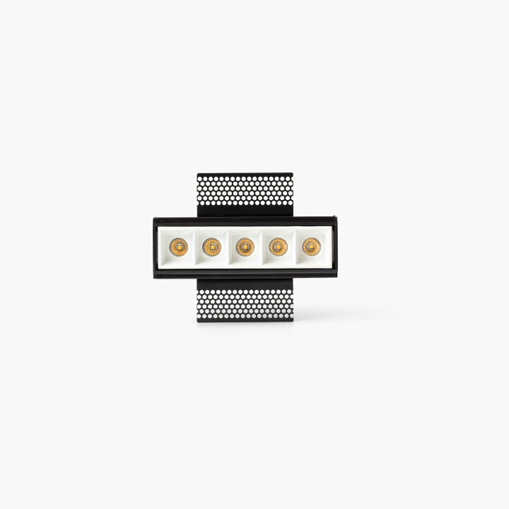 Faro TROOP empotrable 5x2W blanco 48° trimless 4000K CRI90