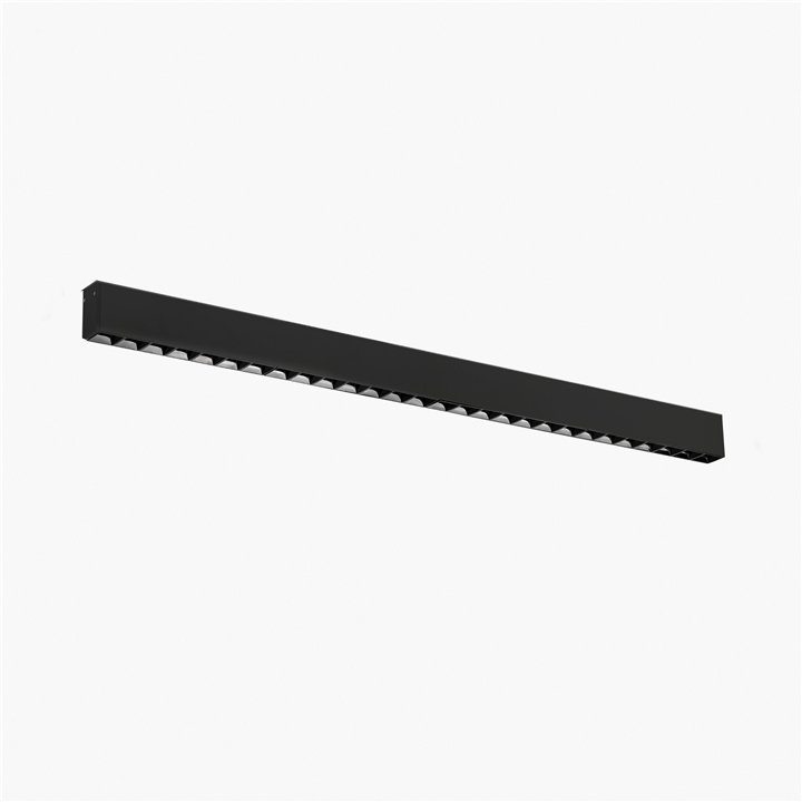 Faro VIA EVO superficie 1130 UGR16 3000K 50° negro casambi