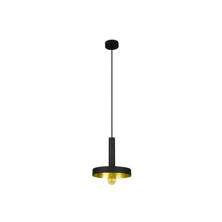Lámparas Colgantes Faro WHIZZ COLGANTE NEGRO/ORO SATINADO E27 20W