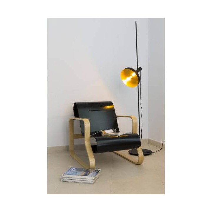 Lámparas Faro WHIZZ  PORTATIL NEGRO/ORO SATINADO  E27 20W