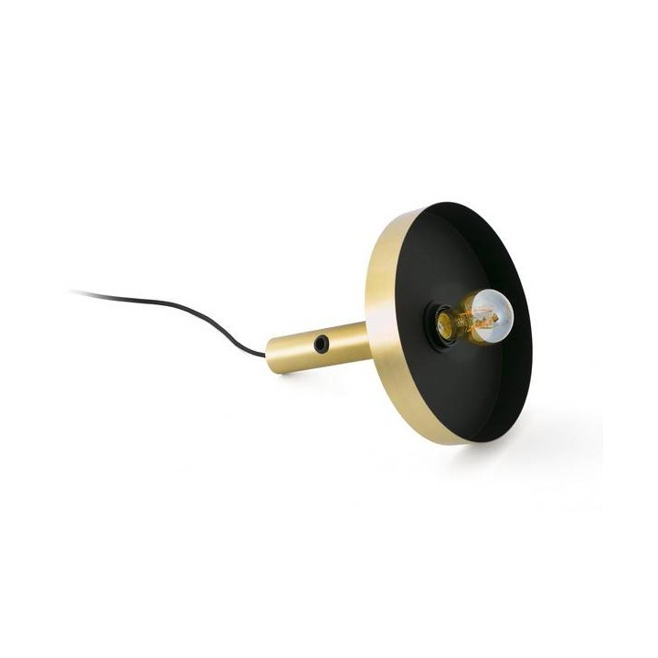 Lámparas Faro WHIZZ PORTATIL ORO SATINADO/NEGRO E27 20W