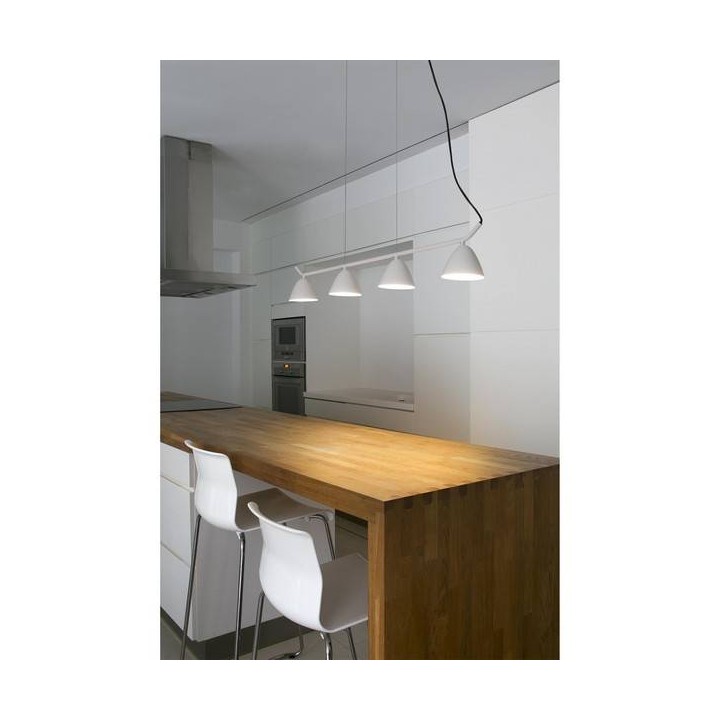 Lámparas Colgantes Faro FLASH COLGANTE BLANCO 4 LUCES LED 10W