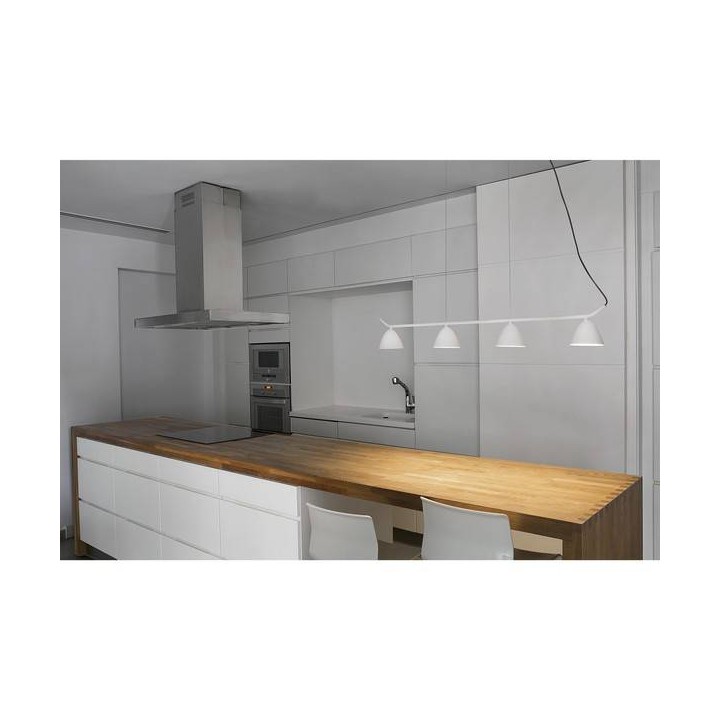 Lámparas Colgantes Faro FLASH COLGANTE BLANCO 4 LUCES LED 10W