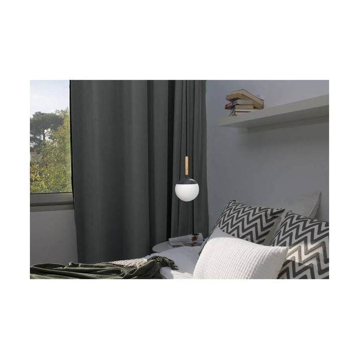 Lámparas Colgantes Faro MINE COLGANTE GRIS OSCURO E27 40W