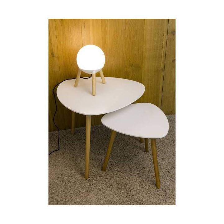 Lámparas Faro MINE SOBREMESA BLANCO E27 40W
