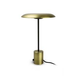 Lámparas Faro HOSHI SOBREMESA ORO SATINADO/NEGRO 12W LED 3000K
