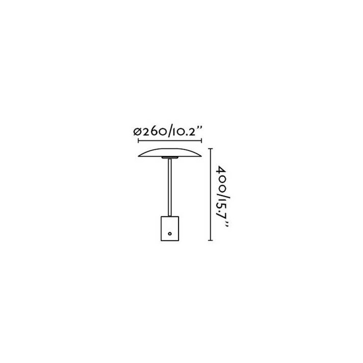 Lámparas Faro HOSHI SOBREMESA NEGRO/COBRE CEPILLADO 12W LED 3000