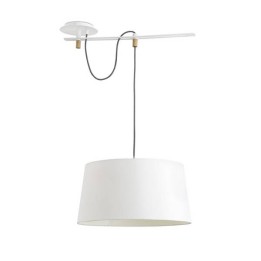 Lámparas Colgantes Faro FUSTA COLGANTE BLANCO E27 20W