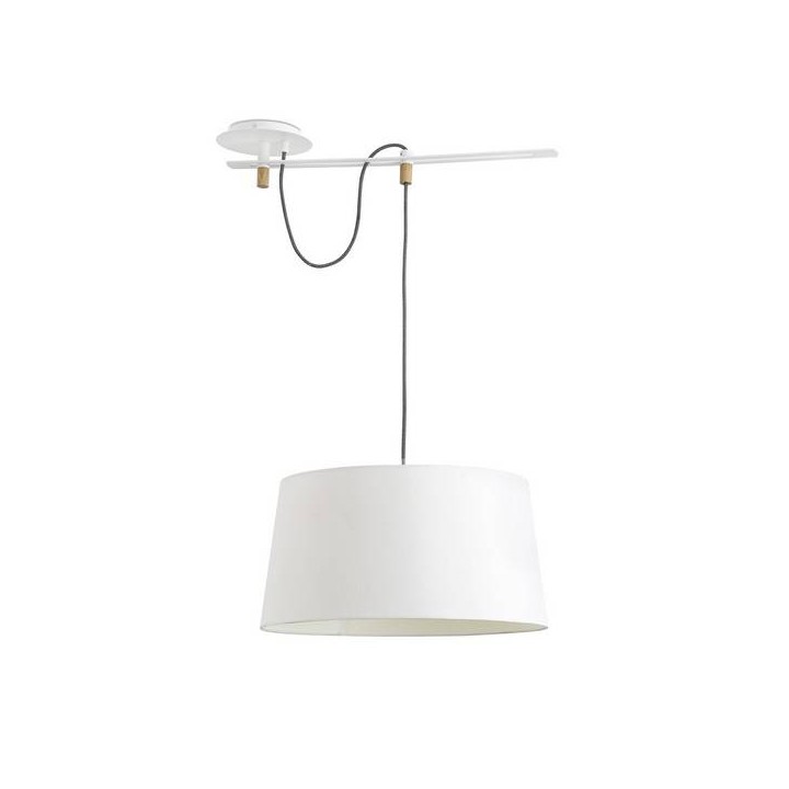 Lámparas Colgantes Faro FUSTA COLGANTE BLANCO E27 20W