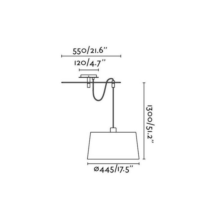 Lámparas Colgantes Faro FUSTA COLGANTE BLANCO E27 20W