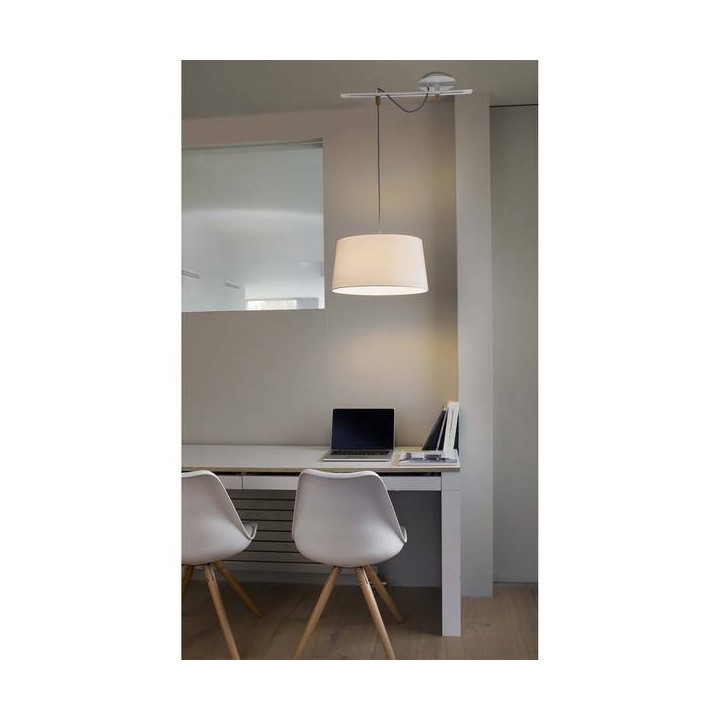 Lámparas Colgantes Faro FUSTA COLGANTE BLANCO E27 20W