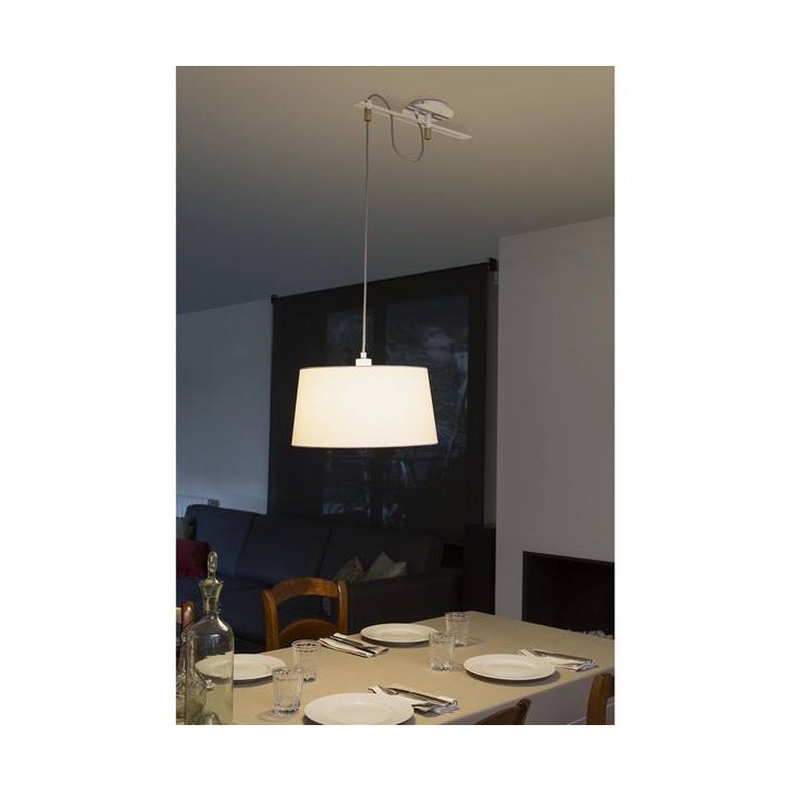 Lámparas Colgantes Faro FUSTA COLGANTE BLANCO E27 20W