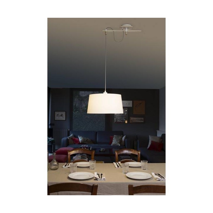 Lámparas Colgantes Faro FUSTA COLGANTE BLANCO E27 20W