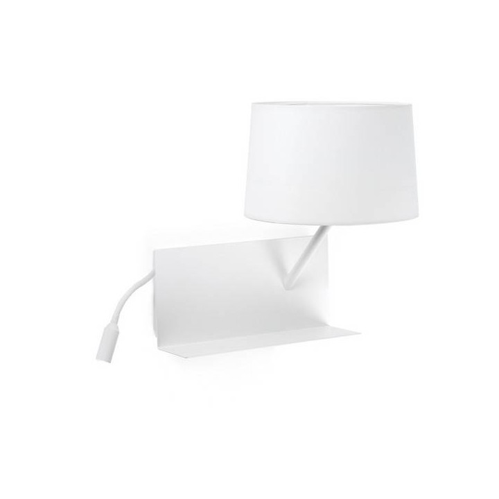 Apliques Faro HANDY APLIQUE BLANCO DERECHA 1XE27 20W USB LED 3W