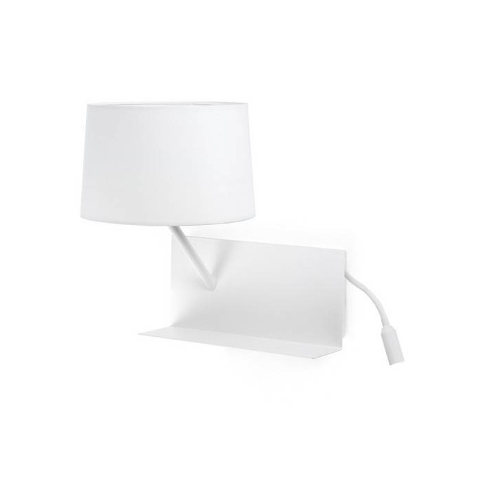 Apliques Faro HANDY APLIQUE BLANCO IZQDA 1XE27 20W USB LED 3W