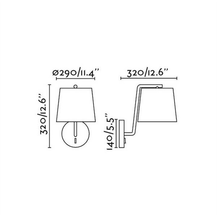Apliques Faro BERNI APLIQUE BLANCO E27 20W