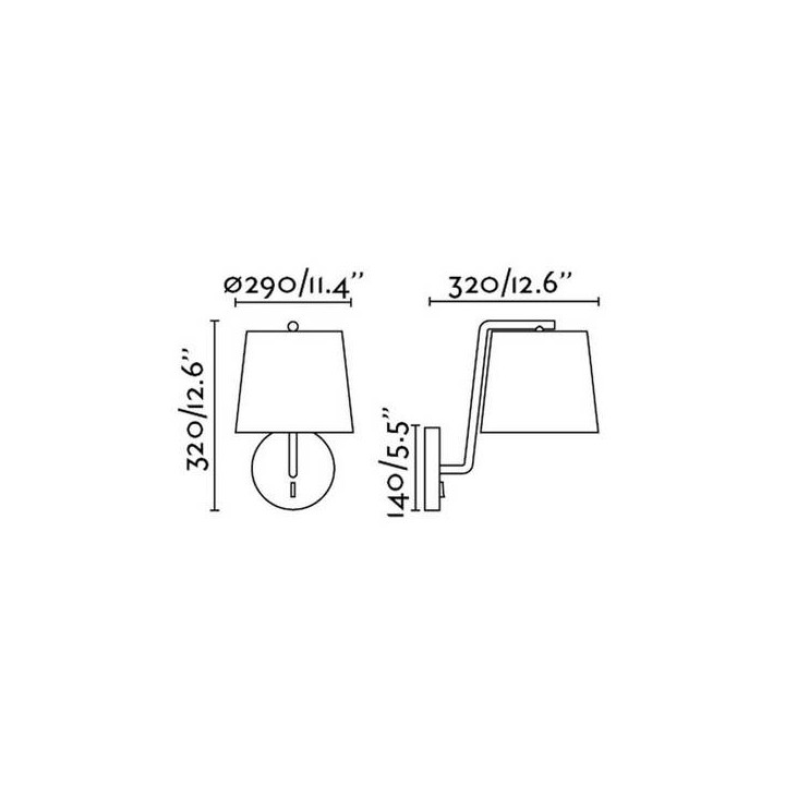 Apliques Faro BERNI APLIQUE NIQUEL MATE E27 20W