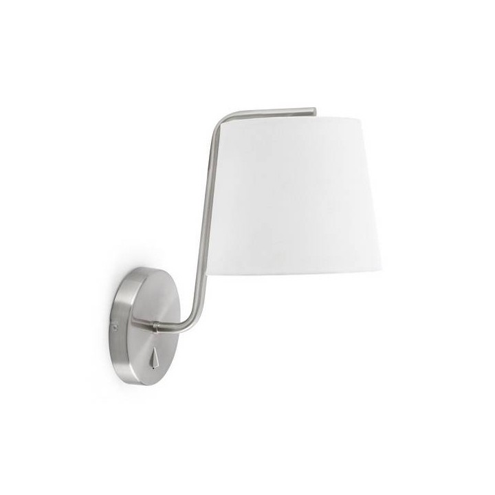 Apliques Faro BERNI APLIQUE NIQUEL MATE E27 20W