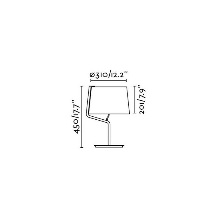 Lámparas Faro BERNI SOBREMESA BLANCO E27 20W