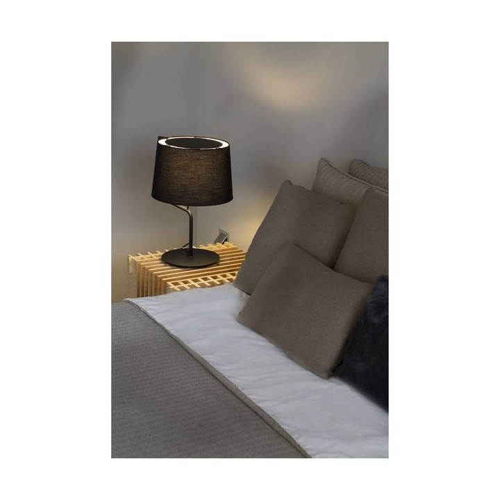 Lámparas Faro BERNI SOBREMESA NEGRO E27 20W