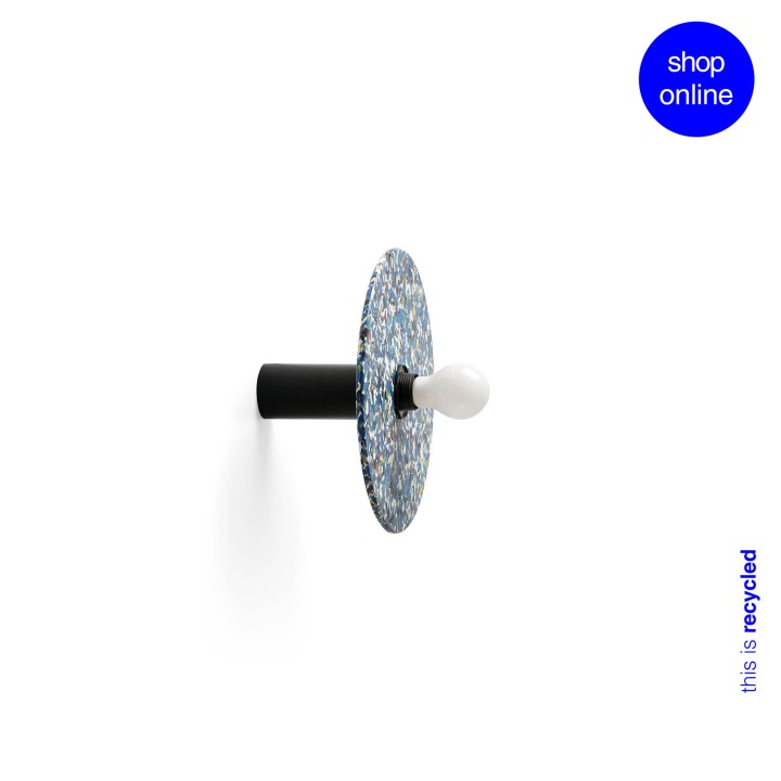 Faro CONFETTI 300 H140 lámpara aplique/plafón virutas reciclada