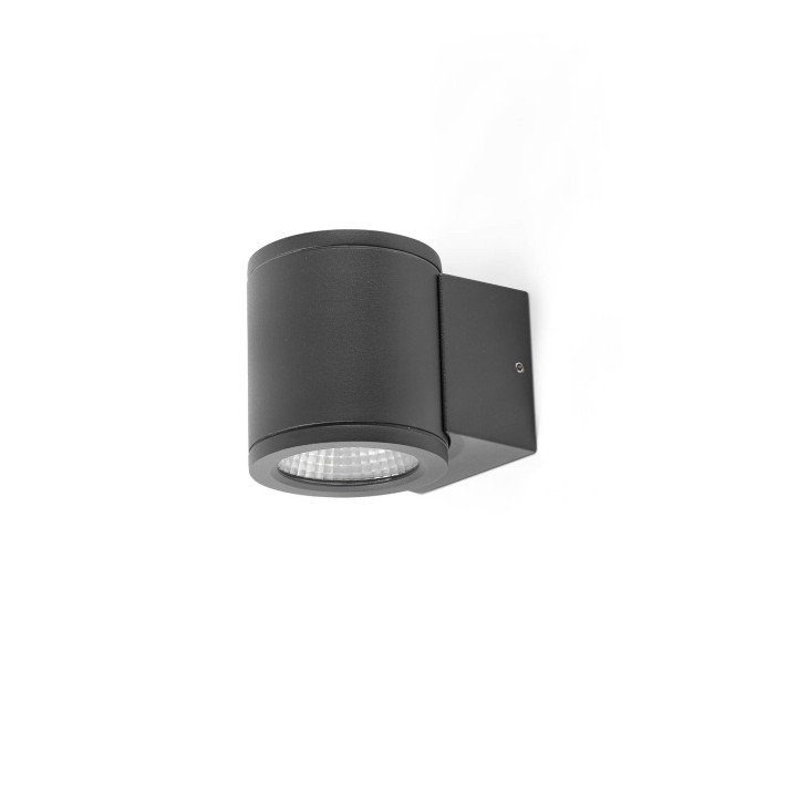 Faro TOND 1L Lámpara aplique gris oscuro 2700K