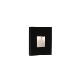 Faro DART SQ Empotrable negra 3000K