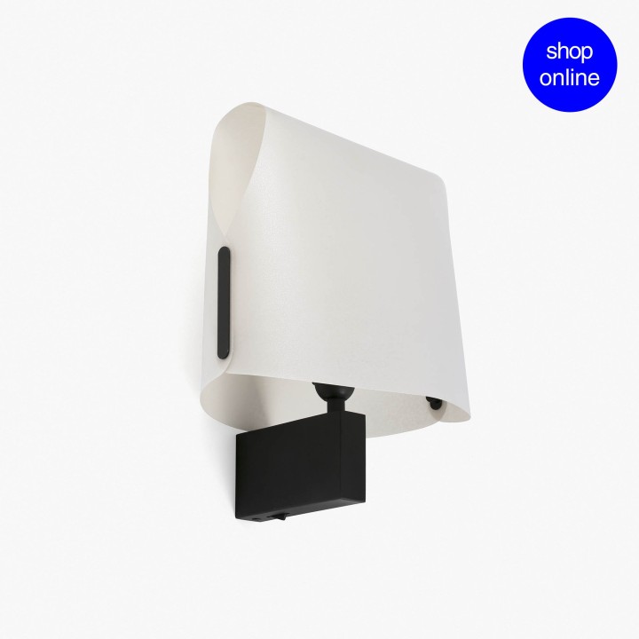 Faro LUANG Lámpara aplique negro/beige