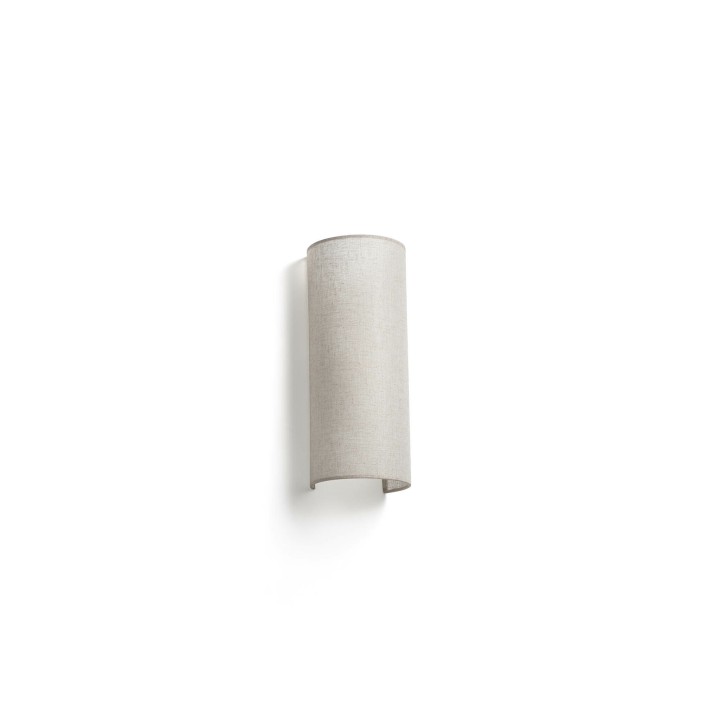 Faro OTTON R Lámpara aplique lino redondo vertical 2L
