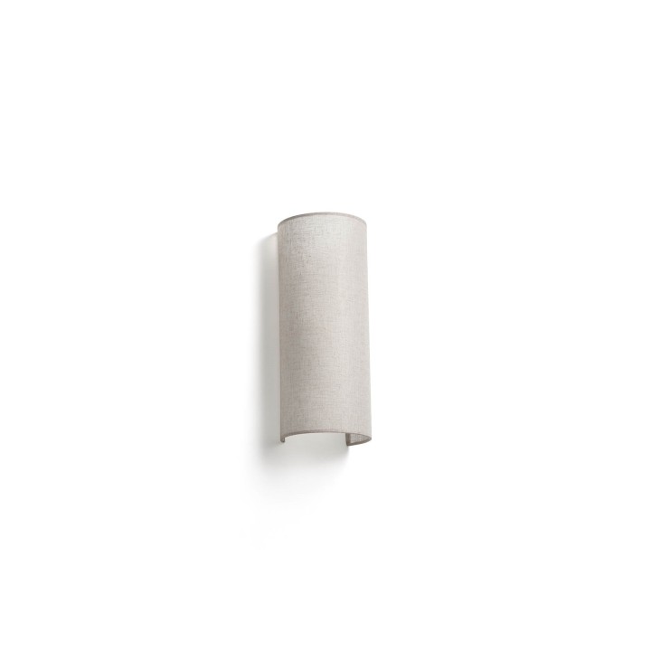 Faro OTTON R Lámpara aplique lino redondo vertical 2L