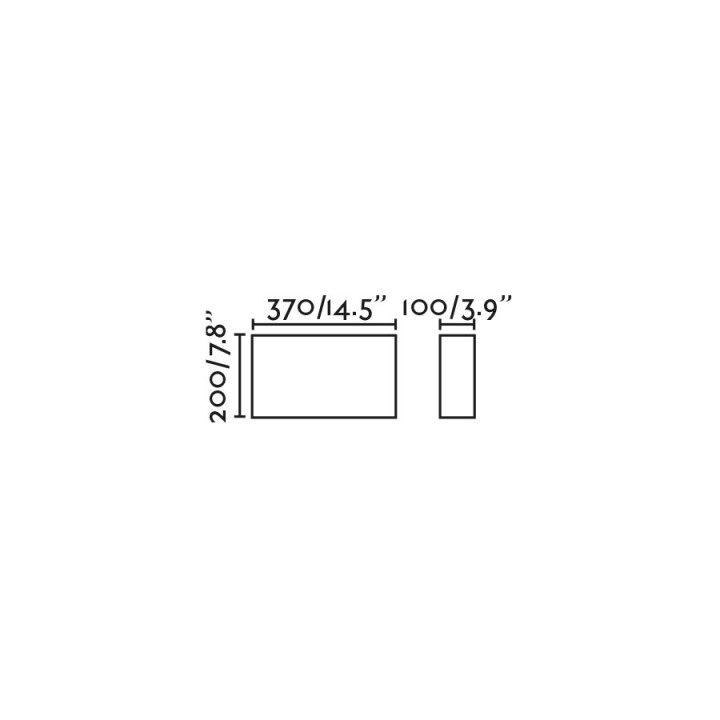 Faro OTTON RCT Lámpara aplique yute horizontal 2L